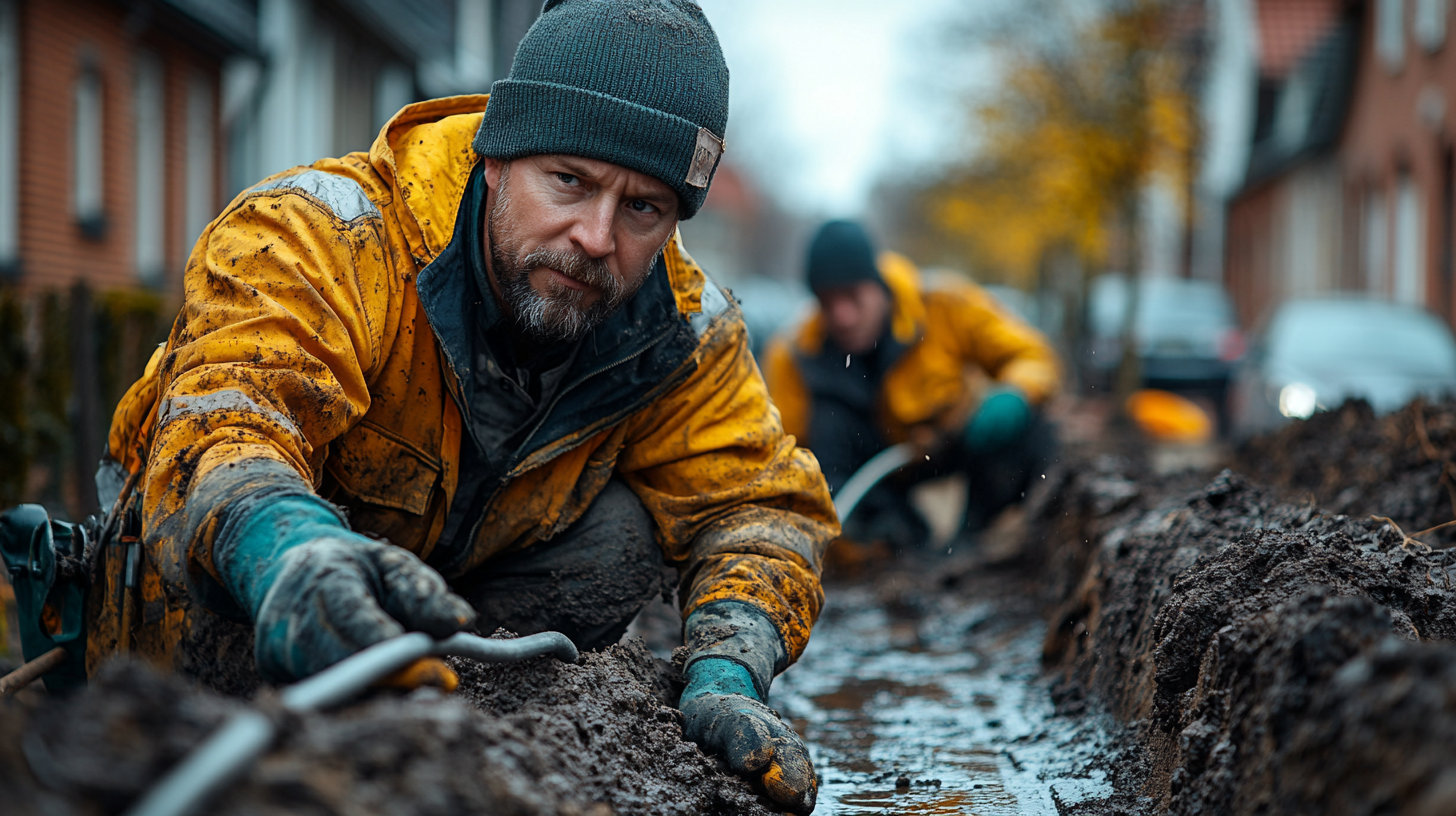 Underground cable installation